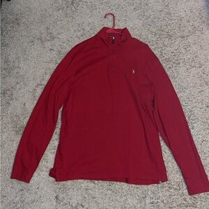 Ralph Lauren Polo Red Zip-Up Sweater